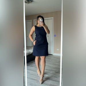 NWT Gap navy blue A line dress